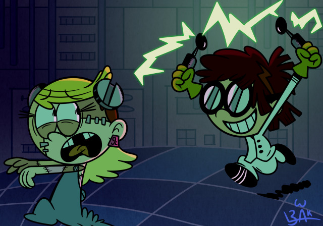 Drawlloween Day 5: Mad scientist needed in aisle two. For Science!