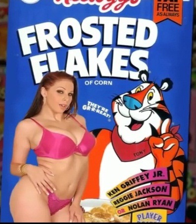 We should have porn-stars on our cereal boxes instead of athletes.