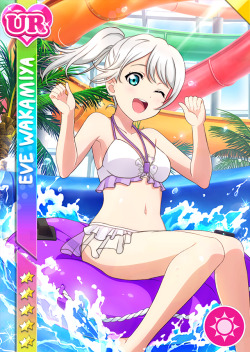 sorbetedits:  pool v3 honoka kousaka &gt; summer dive eve wakamiya (bandori)