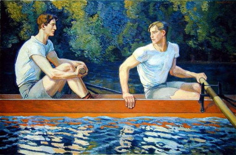 gayartists:Rameurs (Rowers), Ludwig von Hofmann (1861 - 1945)