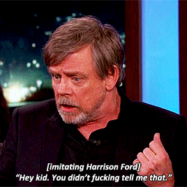 stevenrogered:Mark Hamill on keeping the secret that Darth Vader was Luke Skywalker’s