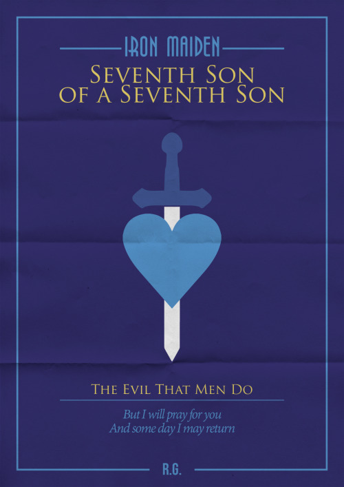 Minimalism + Iron Maiden - “Seventh Son of a Seventh Son”