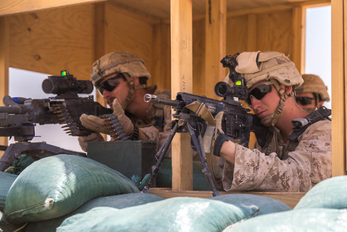 U.S. Marines with 3rd Battalion, 7th Marine Regiment, 1st Marine Division - attached to Special Purp