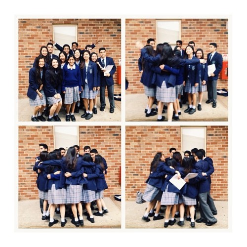 Glad to graduate with these dudeesss (insert corny and sad and soppy but emotional stuff here) love you homies! All Saints Graduating Class of 2013