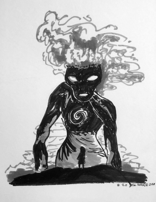 INKTOBER Day 20 - LavaThis scene in Moana was so good