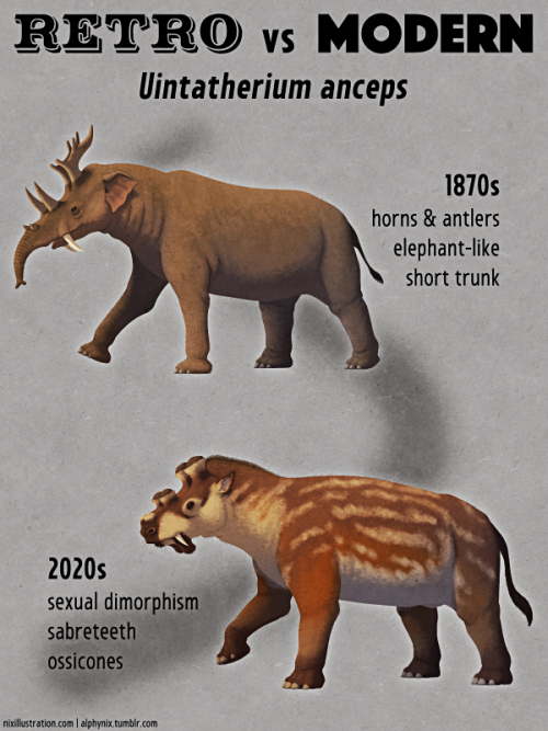 alphynix:Retro vs Modern #16: Uintatherium ancepsDiscovered in the Western United States during the 