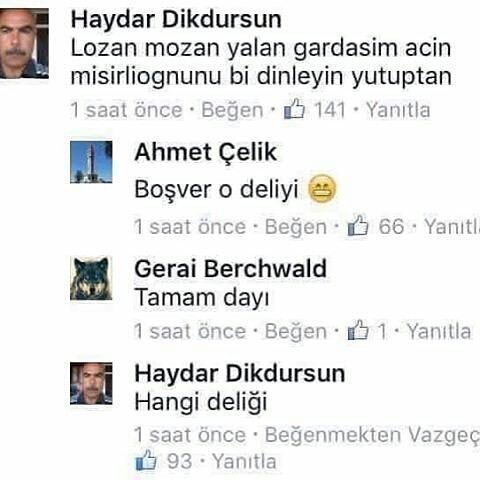 Haydar Dikdursun
Lozan...