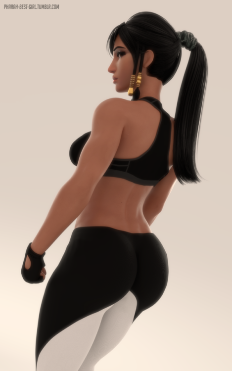 Pharah’s delicious bum bumModels used:  Pharah