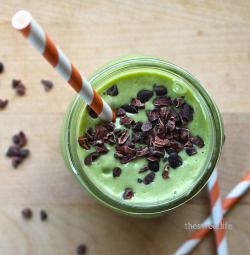 vegan-yums:  raw “shamrock” shake