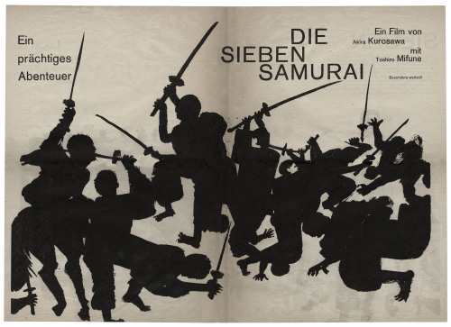 abbaskiarostami:Seven Samurai / 七人の侍 (1954) dir. Akira KurosawaPosters, Leaflet and Booklet design b