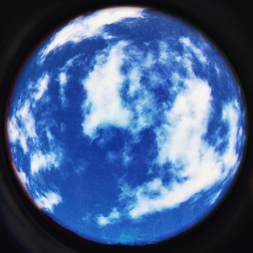 A new planet? Nah, just a #fisheye of the #sky. #hipstamatic #hipstamagic #clouds #weather #hipstama