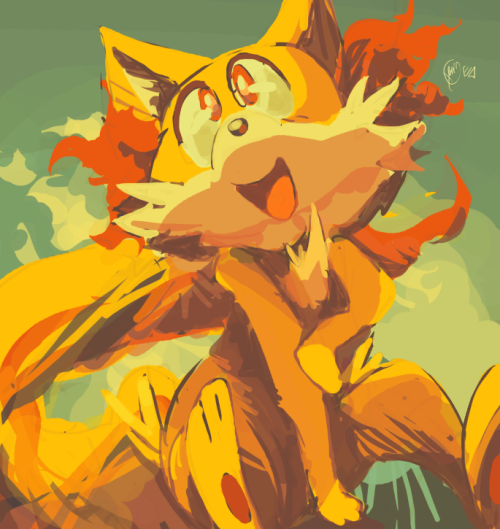 Old pic I did of Fennekin yaaaay…