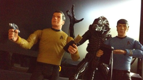 Toybox:  Kirk and Spock have an Alien encounter