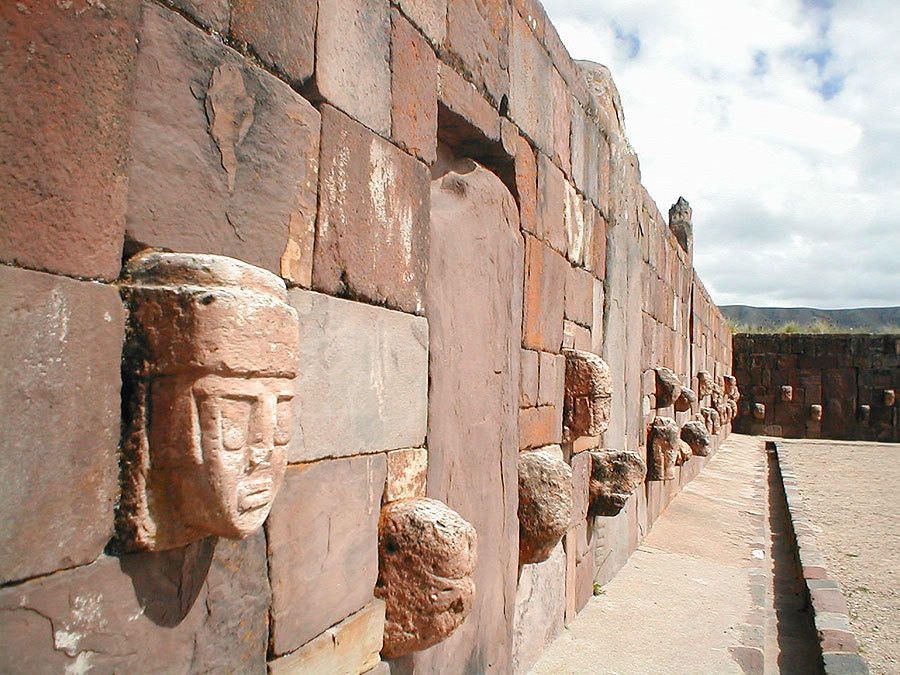   Located near the southern shore of Lake Titicaca in Bolivia, the city of Tiwanaku