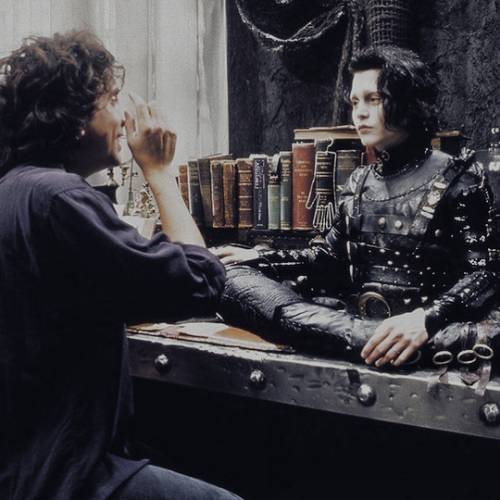 frankensteinsbrides: On set of Edward Scissorhands (1990)