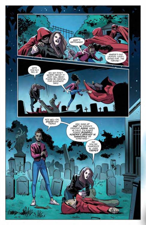 Buffy the Vampire Slayer #26 [preview]Script: Jeremy Lambert; illustration: Marianna Ignazzi; colors