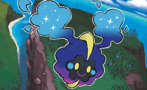 illus. Megumi Mizutani “Cosmog” from Sun & Moon