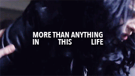 modelcity:“I can protect the one or two people I care about.”“Two? Someone I don’t know about?” “One