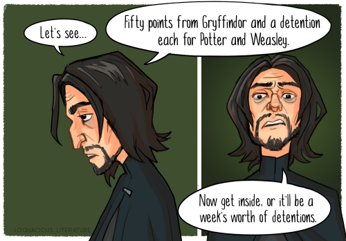 Snape Comic Part 2/2! ✨ (Part 1 Here!)In case you’re wondering, yes, I gave Snape a mustache!I put i