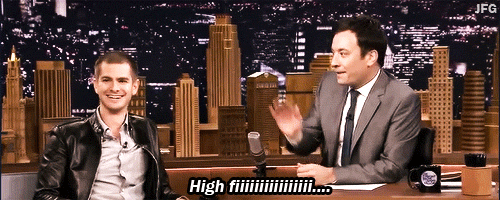 fallontonight:  jimmyfallongifs:  sophia bush started a thing. high fiiiiiiiiiiiiiiiiiiive!