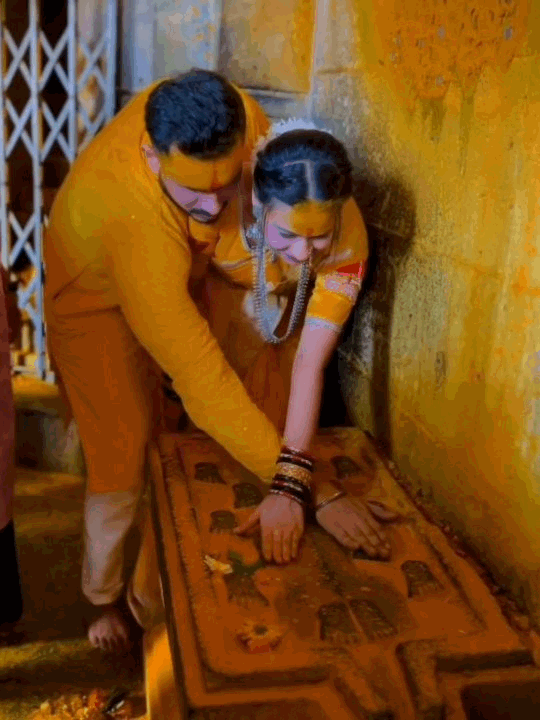 Post Wedding Rituals At The Jejuri Temple, Maharashtra 📍