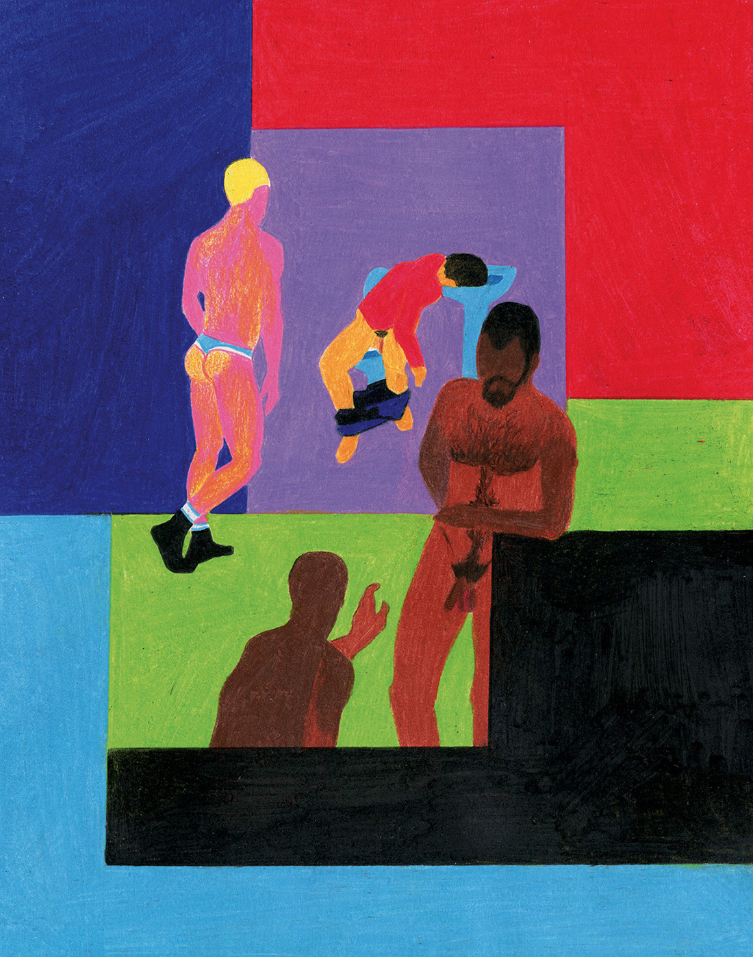 pnppl-blog:    In love with colors, in love with men and in love with this unique