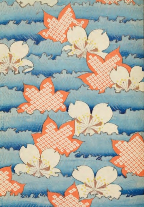 Smithsonian Libraries Online released Bijutsukai Japanese traditional pattern catalogues publis