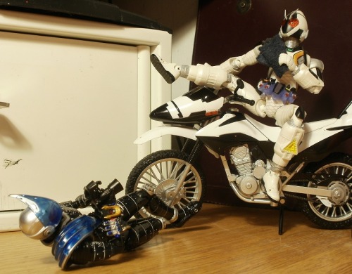 rungs:  opinionaisle:  You are my favorite person.  I second that  I need to do this with my kamen rider figurines owo