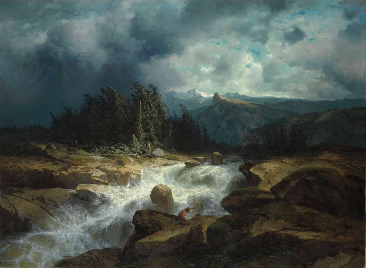 walpurgishalle:  Alexandre Calame (1810 – 1864) 