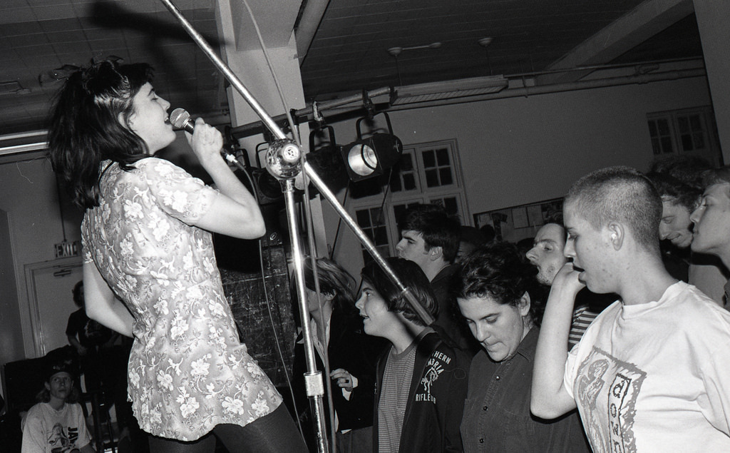 guitargoddesss:  Bikini Kill, 1991Photos by Brad Sigal