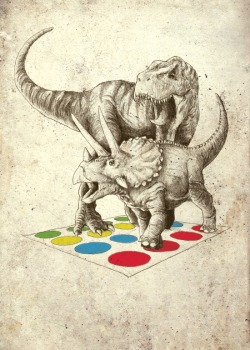 Artagainstsociety:    The Ultimate Battle By Dinomike  “  Yeah, T-Rex Looks Pretty