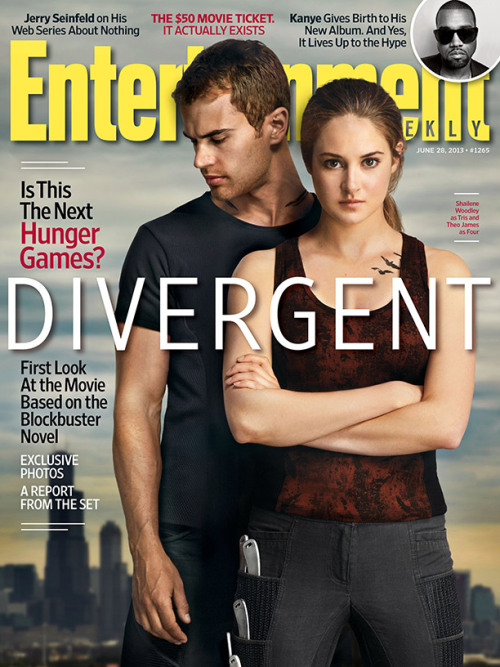 Shailene Woodley news alert! A new Entertainment Weekly cover for Divergent and a new poster for &ls