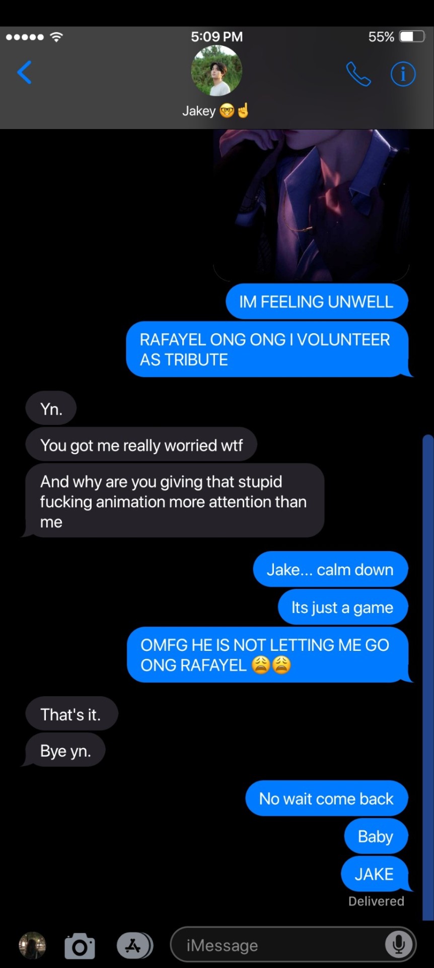 BOYFRIEND JAKE TEXTS | ENHASTOLEMYHEART