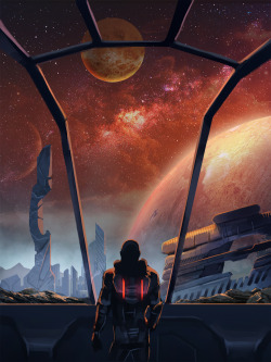 permafr0st: matte painting attempt guess who’s playing mass effect again 
