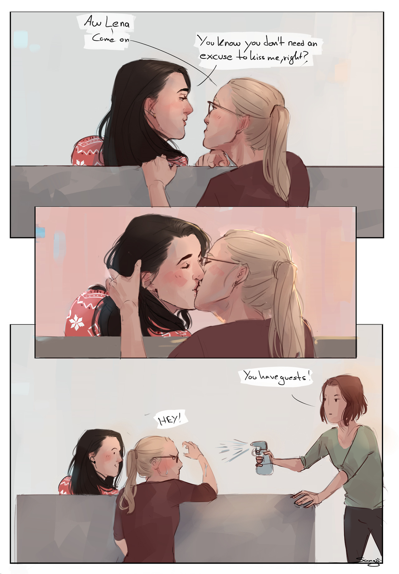 sango-blep: Alex plz. Let them smooch  Redbubble 