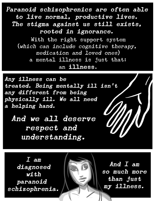 aburningrose: whowasntthere: whowasntthere: My Illness Does Not Define Me For a brief comic, I will 