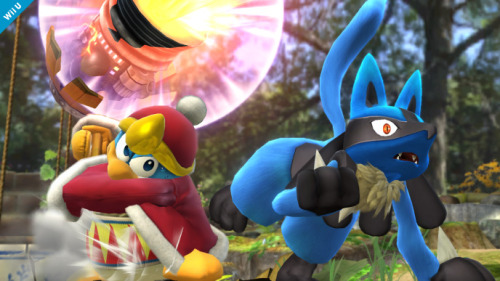 supersmashbrospics: Lucario Fights with the Power of Aura!