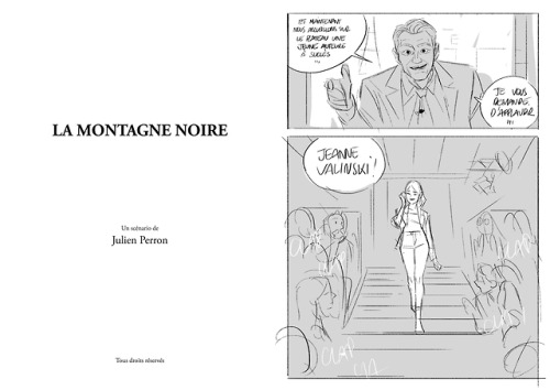 « La Montagne Noire - beginning - part 1 »I finally decided to share the whole first pages of this g