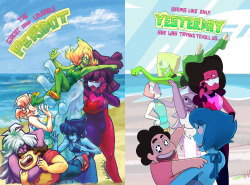 dement09:  @heavenseveneleven and my @logdatezine2016 entries!We did these back in october but we are finaly able to post them qvq! The CMYK transition ate my Peridots colors dlkfjvfd Also i was notified that artists are gonna get their copies soon