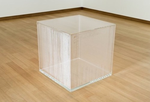 Hans HaackeCondensation CubePerspex, steel, water30 x 30 x 30 inches1963-65