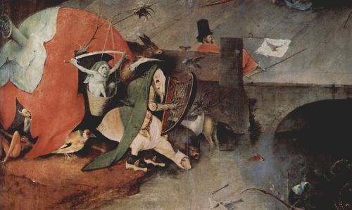 artist-bosch: The Temptation of St. Anthony (detail), 1516, Hieronymus BoschMedium: oil,pa