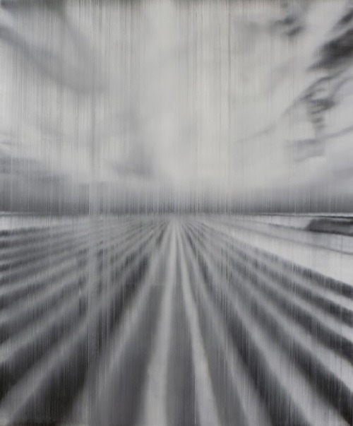 Akihito Takuma `Lines of Flight op. 321`Oil on canvas 190x160cm, 2012