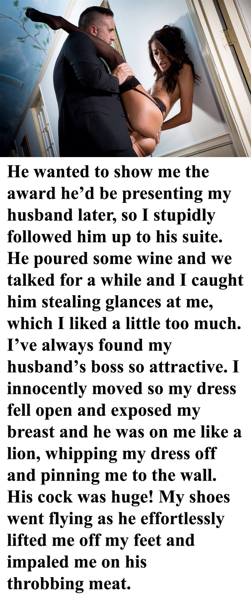 myeroticbunny:  He wanted to show me the award he’d be presenting my husband later,