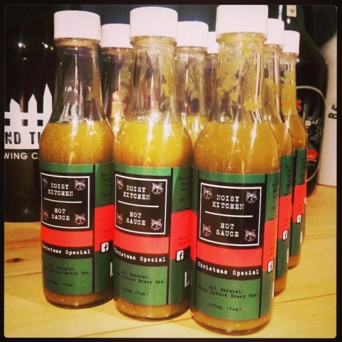 This year’s Christmas sauce is a green one!!! 1$ from each bottle goes to “the snowsuit fund&q