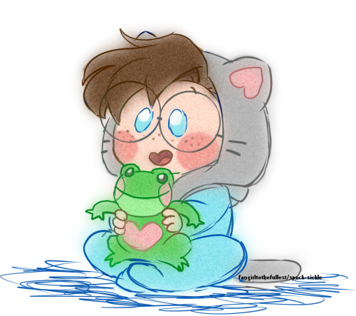 I forgot to post these from the stream! It’s baby Janus with his bananaconda plushie and baby Patton