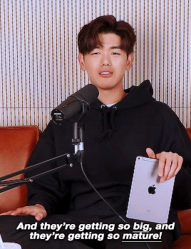 baekseoktang:eric nam getting emotional over seventeen growing up is a Big Mood