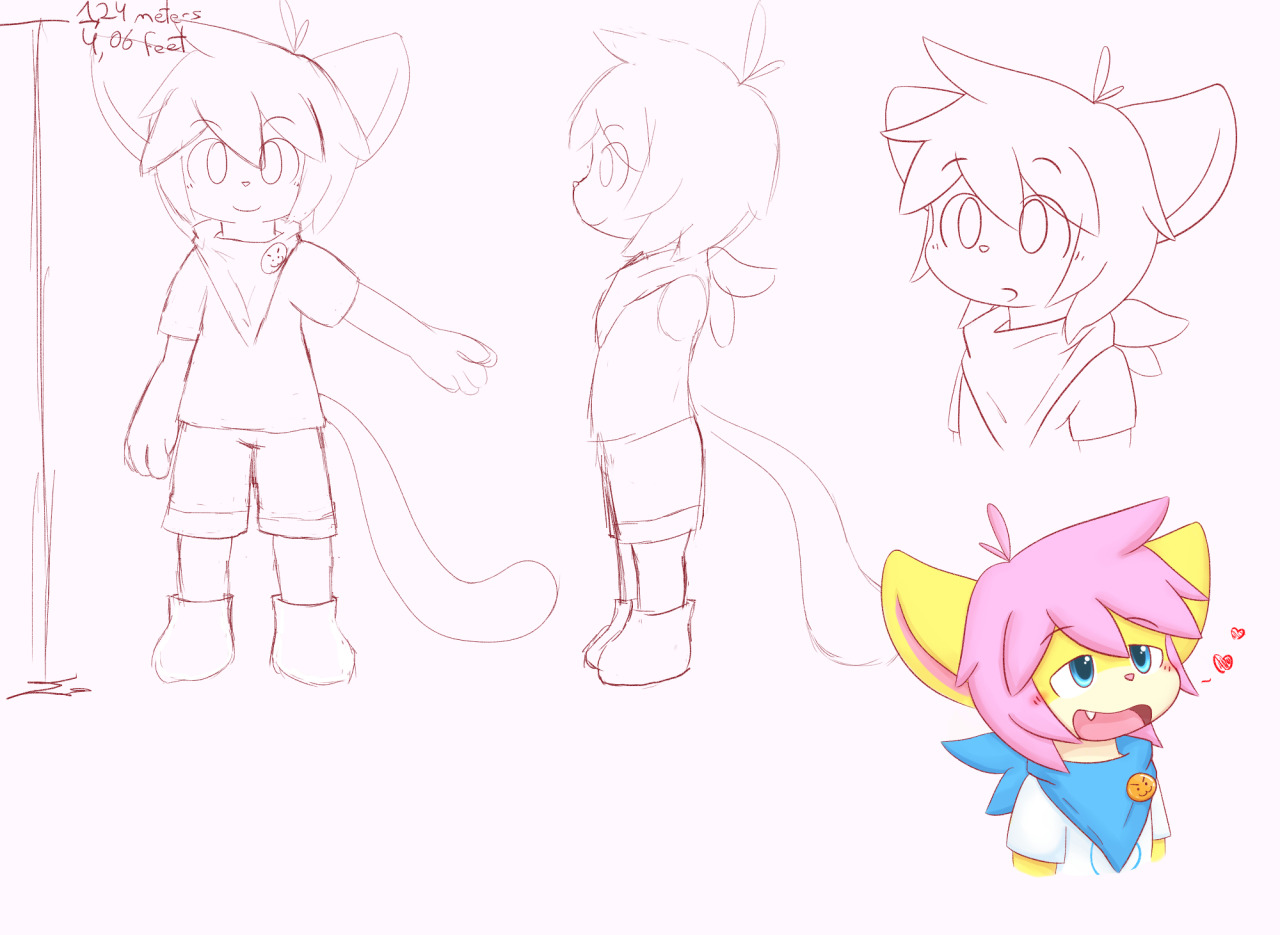 tooncito:  Updated reference sheet of Zaaru! I never got to finish it… ;w;
