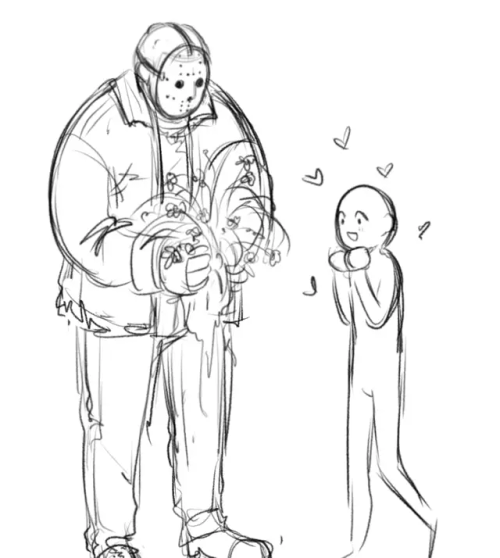 The Accumulated Jason And Leatherfaces Sketches I Drew
