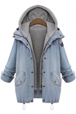 Mignwillfofo: Hooded Coats &Amp;Amp; Jackets ( Free Worldwide Shipping )  Two Pieces