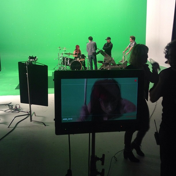 panheaddiaries:  ra8pictures:  Skillet - Not Gonna Die videoshoot  False this is
